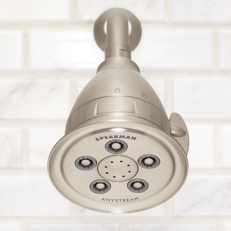 Speakman S-2005-HBFBN Hotel Pure Anystream High Pressure Shower Head-2.5 GPM Adjustable Showerhead with Filter, Brushed Nickel - Image 2